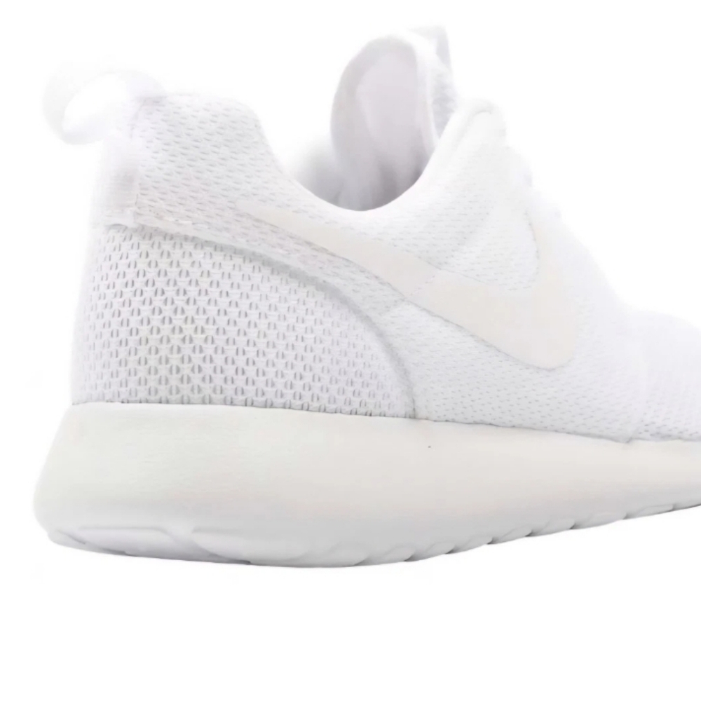 Nike Girls Roshe One (GS) White/White-Wolf Grey Athletic Shoes Sneakers Size 6.5 - Picture 3 of 14